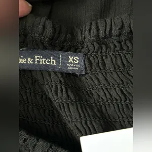 Abercrombie & Fitch Lightweight Black Lace Racerback Sleeveless Dress NWT XS thumbnail 12