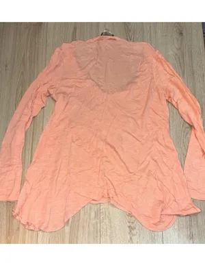 BKE Orange long sleeve shirt top thumbnail 2