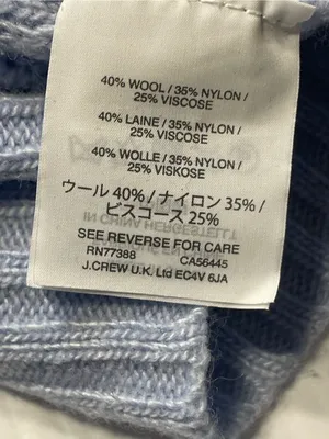 J.Crew Soft Cable Knit Sweater Flared Bell Cuff Women Sz S Light Blue Wool Blend thumbnail 3