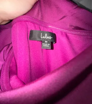 Lulu’s Showing Off a Little Magenta Asymmetrical Tulip Midi Dress thumbnail 4