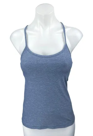 Lululemon Power Y Blue Sleeveless Cami Camisole Workout Yoga Athletic Tank Top 2 thumbnail 1