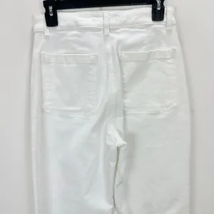 Madewell The Curvy Emmy Wide Leg Jean Super Stretch Denim Tile White US 28 NWT thumbnail 13