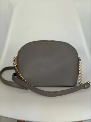 Taupe bow crossbody bag thumbnail 5