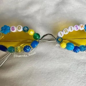 Notre Dame beaded sunglasses Gameday accessory thumbnail 11
