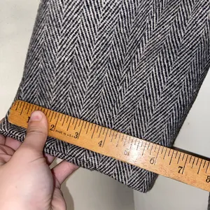 Vintage Union Made Abbmoore Wool Blend Grey Herringbone Coat/Jacket Made in USA thumbnail 5