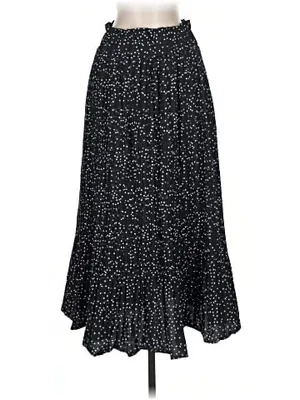 WD.NY Black and White Polka Dot Maxi Skirt thumbnail 2