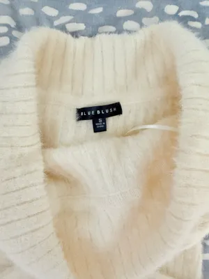 Cream sweater top White thumbnail 3