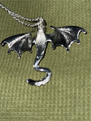 Purple Dragon Pendant Necklace - Women's Jewelry thumbnail 5