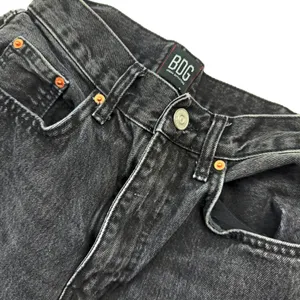 BDG Urban Outfitters High-Rise Baggy Black Denim Destroyed Denim thumbnail 8