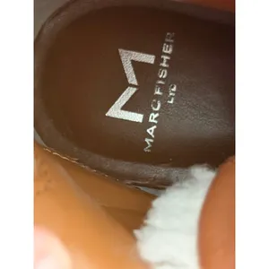 Marc‎ Fisher LTD Cognac Brown Leather Shearling Combat Winter Boots Size 6M NEW thumbnail 8