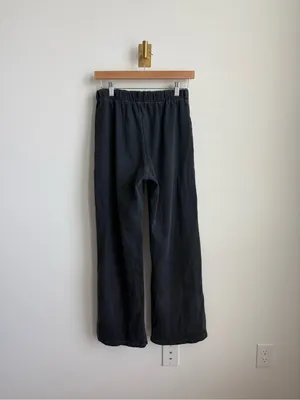 Brandy Melville John Galt Navy Wide Leg Sweatpants One Size thumbnail 6