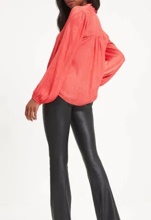 VICI | Riley Satin Embossed Button Down Top thumbnail 4