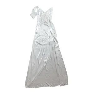 For Love & Lemons White Satin James Maxi Dress Women’s US S thumbnail 8
