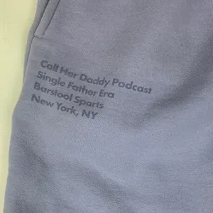 Barstool sports size small call her daddy podcast purple sweats lavender thumbnail 3