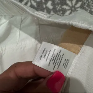 New‎ Talbots White Cargo Crop Chino Straight Leg Supersoft Size 8 Minimalist thumbnail 5