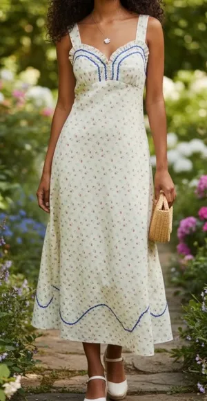 Free People Sweet Hearts Midi Dress thumbnail 1