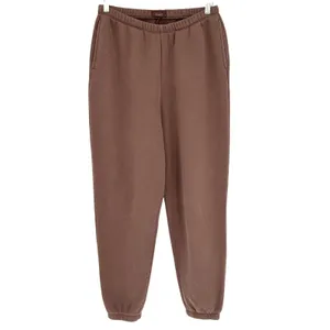 Nuuds Womens Oversized Brown Fleece Lined Classic Sweatpants‎ Joggers Size M thumbnail 3