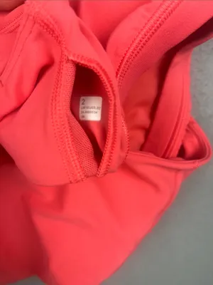 Lululemon Align Cropped Cami-tank top Coral Pink Size: 2 thumbnail 7
