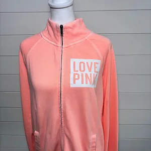 Victoria's‎ Secret PINK Full Zip Athletic Jacket Orange Size M thumbnail 4