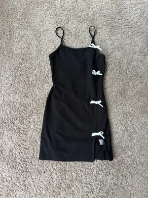 Bow dress Black thumbnail 3