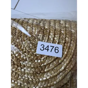Straw Woven Clutch Bag Womens OS‎ Tan Natural Boho Coastal Cottagecore Neutral thumbnail 8