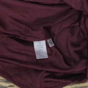 Karl Lagerfeld Puff Sleeve Stretch Velvet Body Sheath Dress Barolo Wine Red 8 thumbnail 6