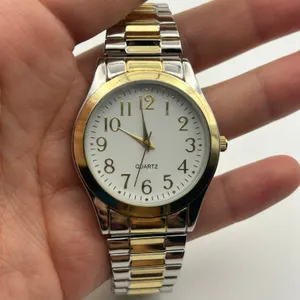 Accutime Watch Corp Two-tone St. Steel Classic Men’s Watch Working New Battery thumbnail 7