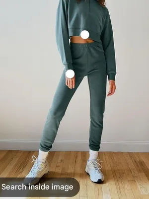 Aritzia Wilfred free airy fleece pullover half zip XXS thumbnail 5