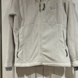 Mountain Hardwear Monkey‎ Fleece Jacket white size medium hooded thumbnail 4