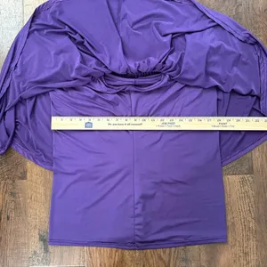DREAGAL purple shawl top, size XL thumbnail 7