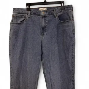 Abercrombie Fitch Women's 34" 18 Jeans 90s Straight Ultra High Rise Embroidered thumbnail 3