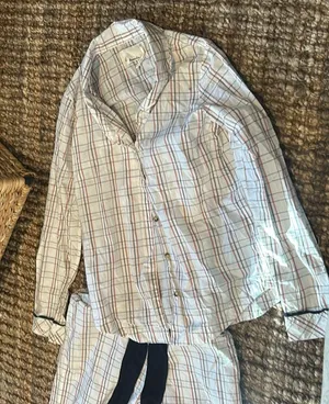 Trovata 100% Cotton Two Piece Pajama Set Size Small thumbnail 1