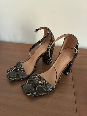 Snakeskin Block Heels A New Day thumbnail 2