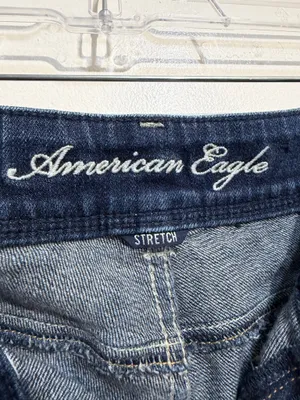 American Eagle Slim Boot Stretch Jeans Regular Dark Wash  Size 8 thumbnail 7