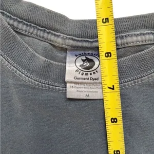 Vintage Faded Mission Beach San Diego Blue Tshirt Medium Cropped thumbnail 7