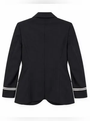 United Airlines Flight Attendant Blazer Fourmy Cintas Women 4 Tall Wool Blend thumbnail 3
