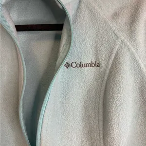 Women Columbia blue fleece jacket #fleecelove thumbnail 3