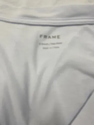 Frame Denim Light Blue boxy crop tee size XS thumbnail 3