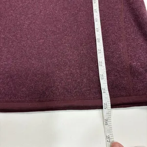 Patagonia Sweater Womens Size Medium Better Sweater 1/2 Zip Burgundy thumbnail 4