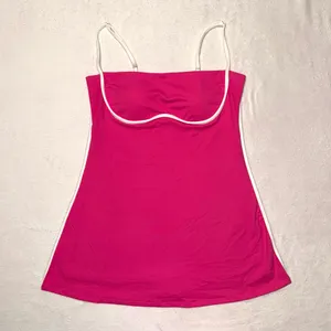 NWOT Impressions Boutique Pink ALO Streamline Athletic TCEC Romper Dress size Large thumbnail 4