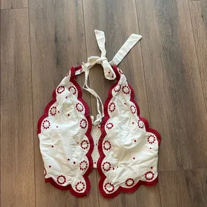 Free People Annie Halter Vest Top- Medium thumbnail 5
