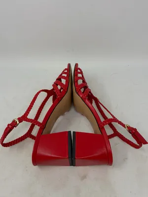 J. Crew Leather Layne Braided Sandals Size 8.5 thumbnail 5
