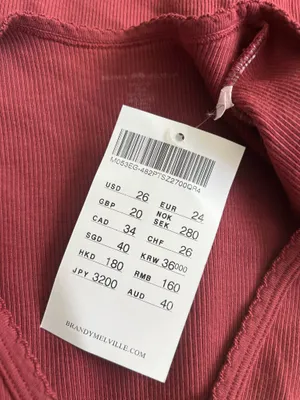 Brandy Melville Ribbed Long Sleeve - One Size thumbnail 3