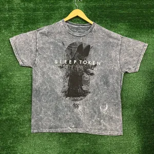 Sleep Token Take Me Back to Eden Rock Band Mineral Wash T-Shirt Extra Large thumbnail 1