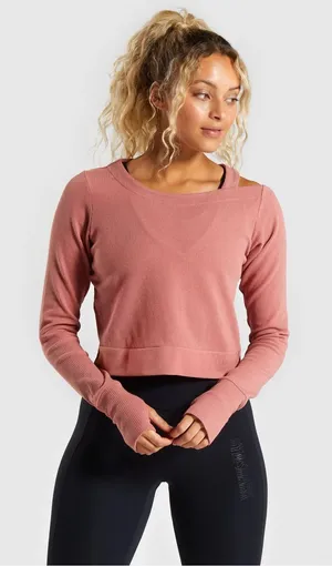 Gymshark Studio Sweater - Blush thumbnail 1