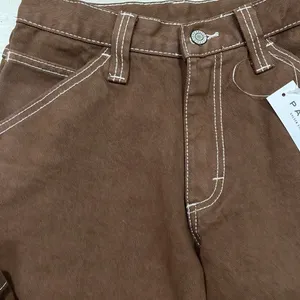 Pacific Sun ☀️ John Galt Carpenter Pants Small Brown Canvas Skateboard 🛹 Pants thumbnail 6