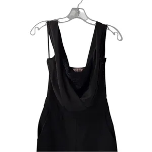Ted Baker London Black Lace Cowl Neck Tapered Jumpsuit Size 2 thumbnail 6