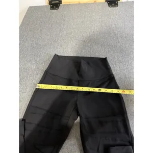 lululemon Wunder Under Black High Rise Ankle Leggings Stretch High Times Sz 8 thumbnail 9