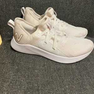 New Balance Adidas Women's Cream Sneakers thumbnail 2