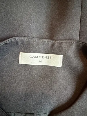 COMMENSE black peplum vest Size M thumbnail 5